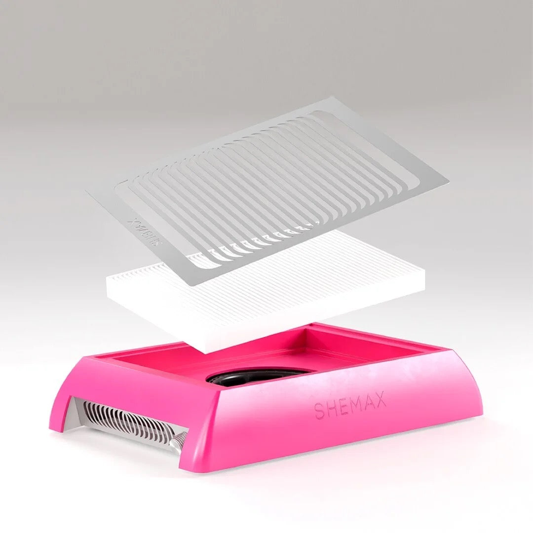 Professional manicure dust collector SHEMAX NL Style X-PRO Pink