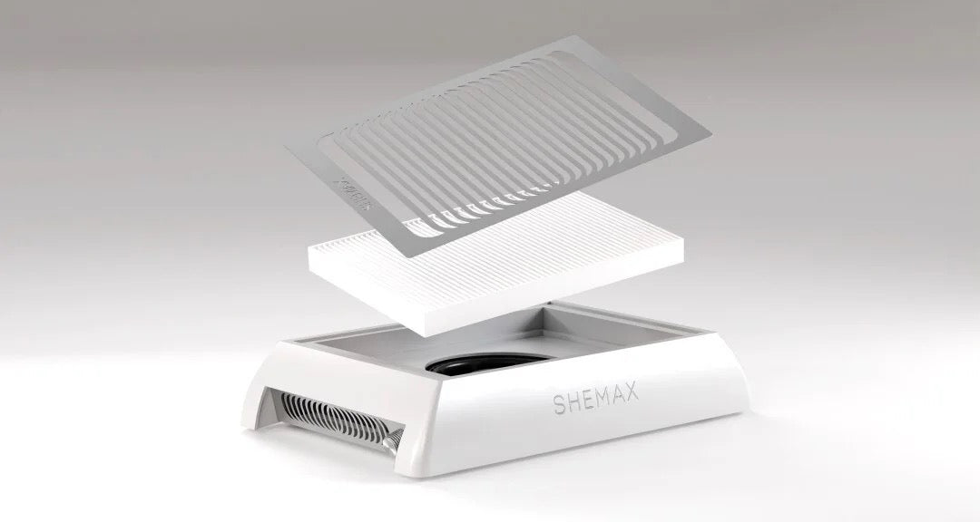 Professional manicure dust collector SHEMAX NL Style X-PRO White