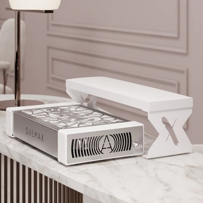 PROFESSIONAL MANICURE DUST COLLECTOR SHEMAX| Style Pro White