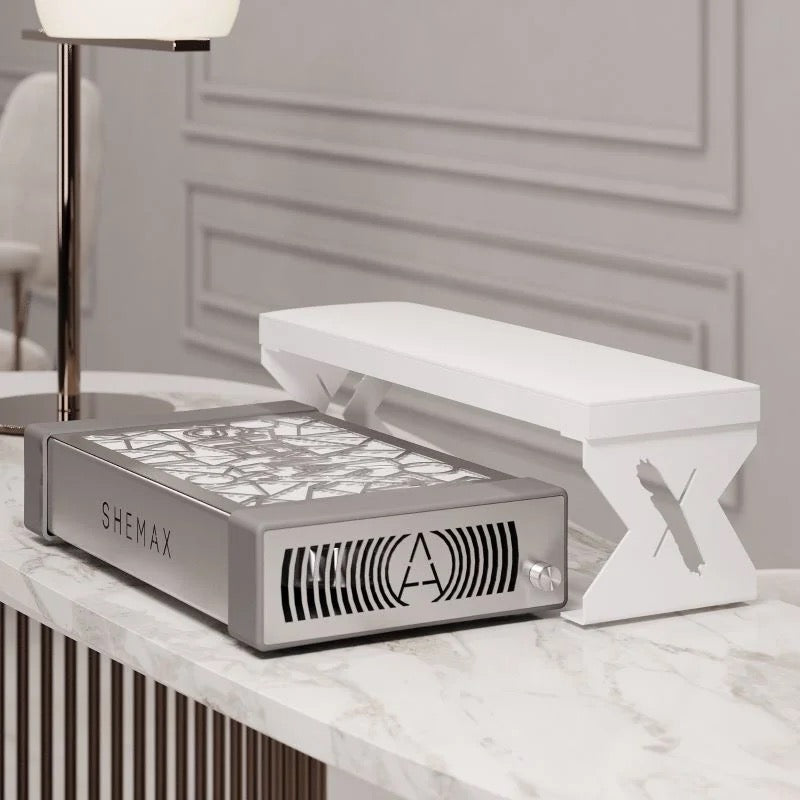 PROFESSIONAL MANICURE DUST COLLECTOR SHEMAX| Style Pro Gray