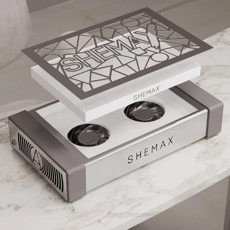 PROFESSIONAL MANICURE DUST COLLECTOR SHEMAX| Style Pro Gray