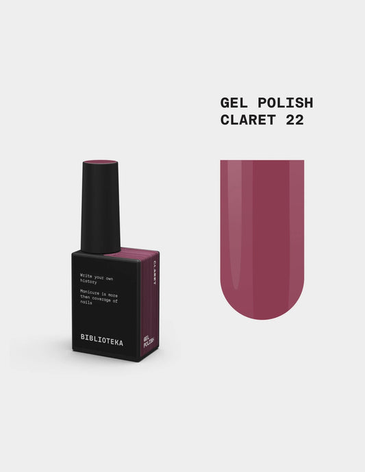 BIBLIOTEKA Gel Polish № 22 Claret – Claret, 10 ml