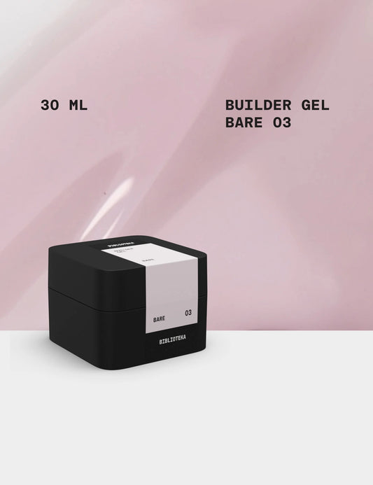 BIBLIOTEKA Builder Gel № 03 Bare – Natural, 30 ml