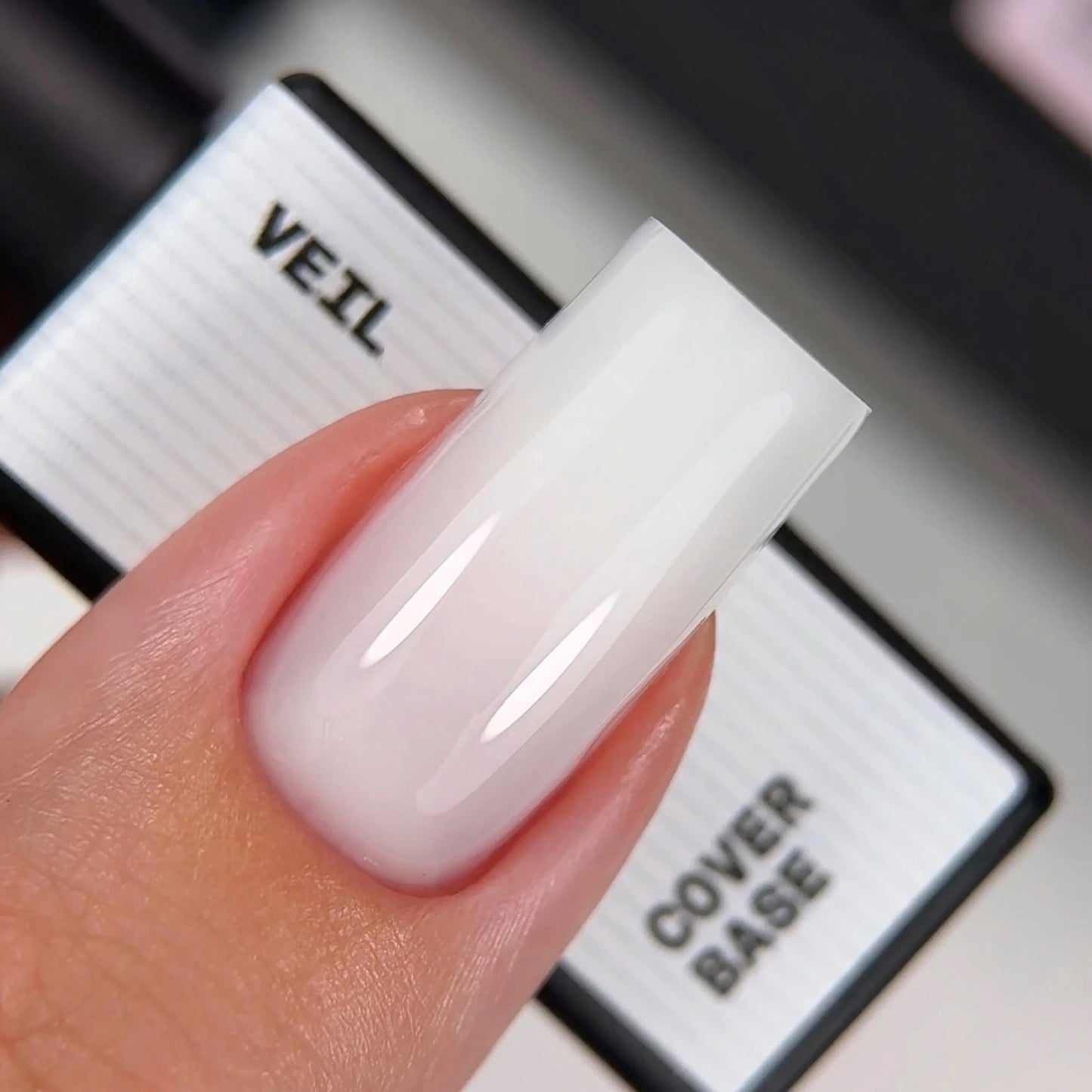 BIBLIOTEKA Cover Base № 01 Veil – Semi-Translucent Milk, 10 ml