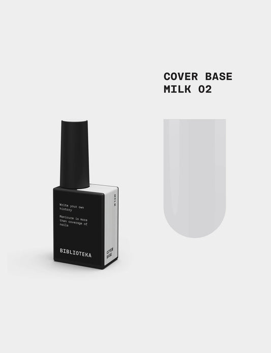 BIBLIOTEKA Cover Base № 02 Milk – Milk Shade, 10 ml