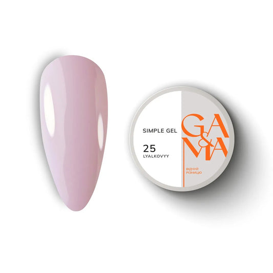 SIMPLE GEL GA&MA(Gemely) 025 LYALKOVYY 30ml