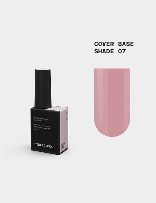 BIBLIOTEKA Cover Base № 07 Shade – Cool Pink-Beige, 10 ml