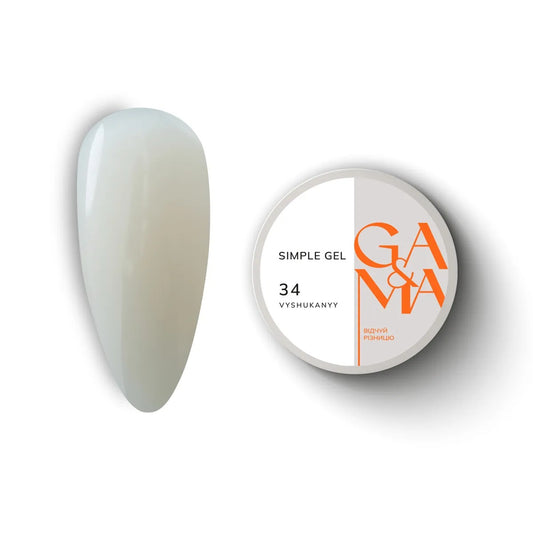 SIMPLE GEL GA&MA(Gemely) 034 VYSHUKANYY 30 ml