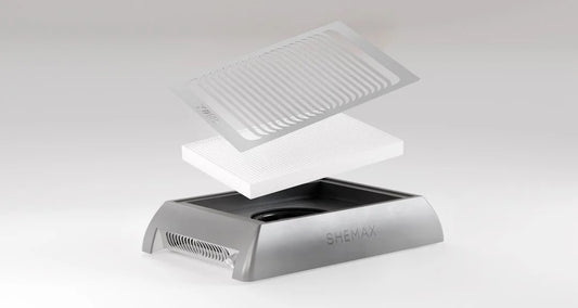 PROFESSIONAL MANICURE DUST COLLECTOR SHEMAX| NL Style X-PRO Gray