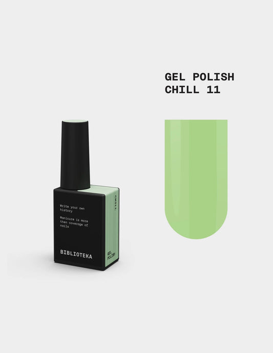BIBLIOTEKA Gel Polish № 11 Chill – Mint, 10 ml