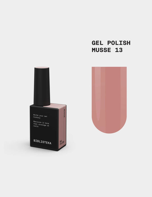 BIBLIOTEKA Gel Polish № 13 Musse – Mocha, 10 ml
