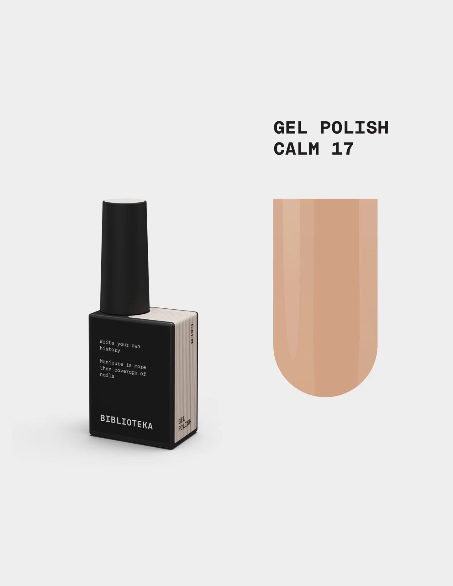 BIBLIOTEKA Gel Polish № 17 Calm – Calm, 10 ml