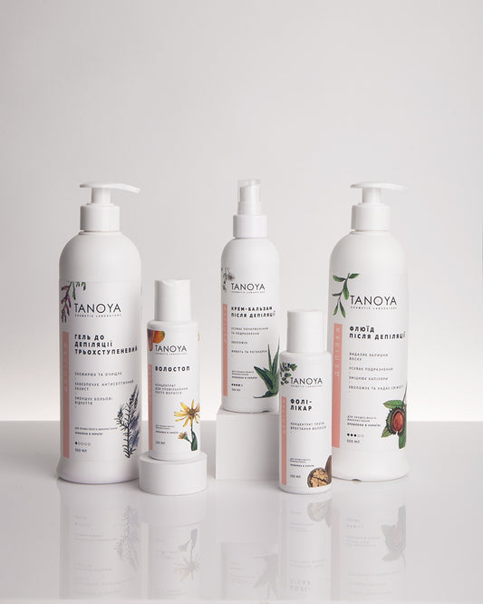TANOYA. Pre- and Post-Depilation Set – "Depilation" Extra