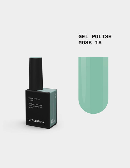 BIBLIOTEKA Gel Polish № 18 Moss – Moss, 10 ml